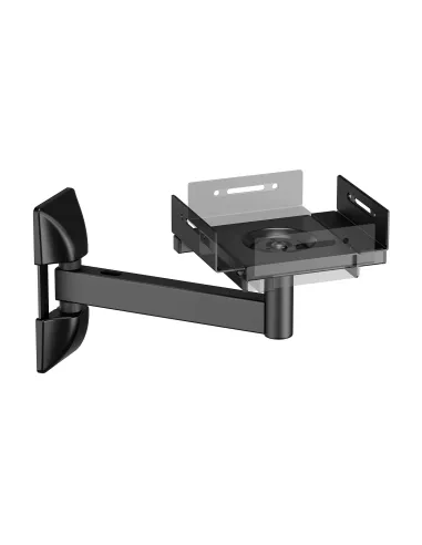 AISENS Soporte Universal De Pared Giratorio E Inclinable Para Altavoces, Negro
