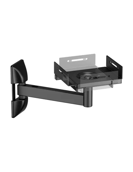AISENS Soporte Universal De Pared Giratorio E Inclinable Para Altavoces, Negro