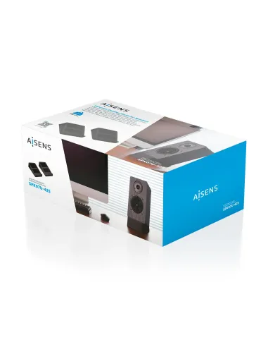 AISENS Soporte Universal De Sobremesa Para Altavoces, Negro