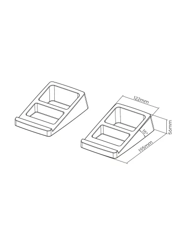 AISENS Soporte Universal De Sobremesa Para Altavoces, Negro