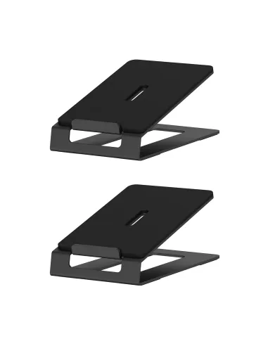 AISENS Soporte Universal De Sobremesa Para Altavoces, Negro