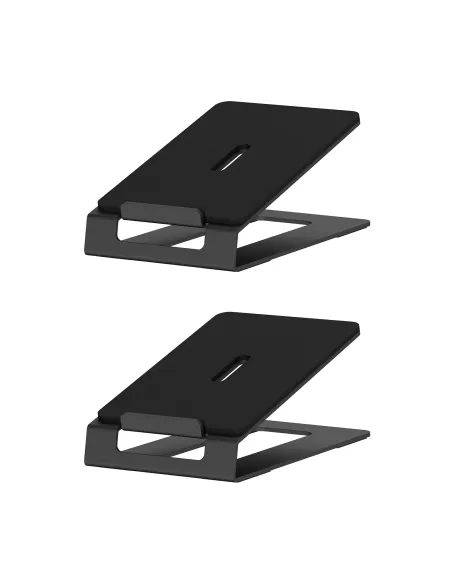 AISENS Soporte Universal De Sobremesa Para Altavoces, Negro