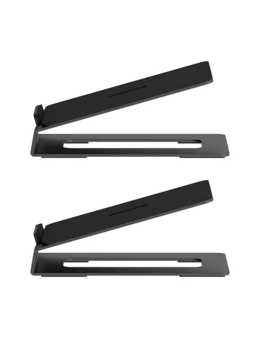 AISENS Soporte Universal De Sobremesa Para Altavoces, Negro