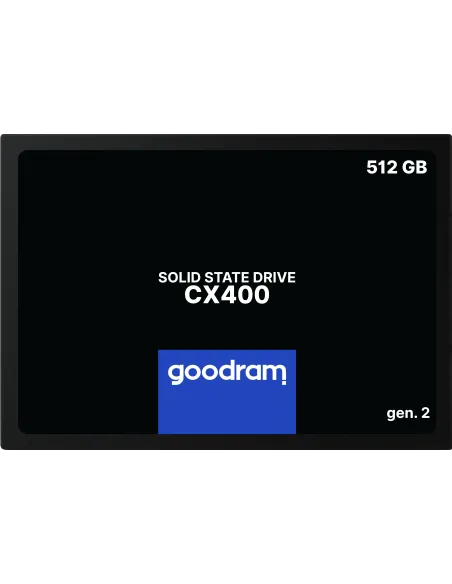 Goodram CX400 gen.2 512 GB 2.5" Serial ATA III 3D TLC NAND