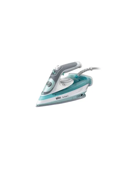 Braun TexStyle 3 SI 5017 GR Plancha a vapor Suela de cerámica 2700 W Gris, Turquesa, Blanco