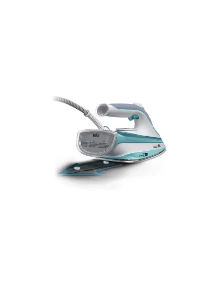 Braun TexStyle 3 SI 5017 GR Plancha a vapor Suela de cerámica 2700 W Gris, Turquesa, Blanco