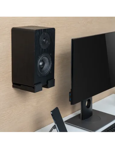 AISENS Soporte Universal de Pared para Barra de Sonido, Negro