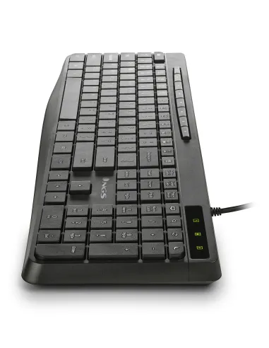 NGS SPECTRA (QUERTY, ES) teclado Hogar   Oficina USB QWERTY Español Negro