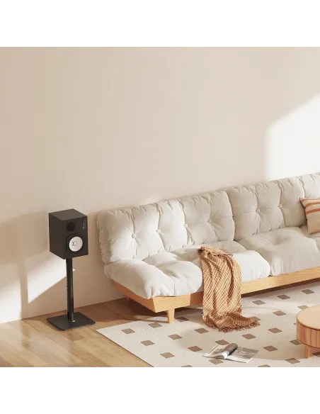 AISENS Soporte Universal De Suelo Para Altavoces, Negro