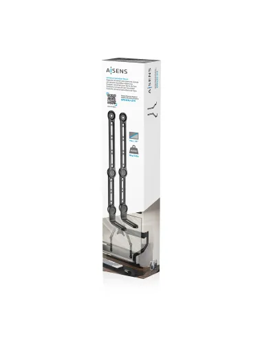 AISENS Soporte Universal Para Barra de Sonido, Negro