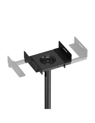 AISENS Soporte Universal De Suelo Giratorio E Inclinable Para Altavoces, Negro