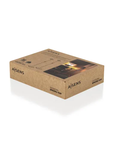 AISENS Soporte Universal De Suelo Giratorio E Inclinable Para Altavoces, Negro