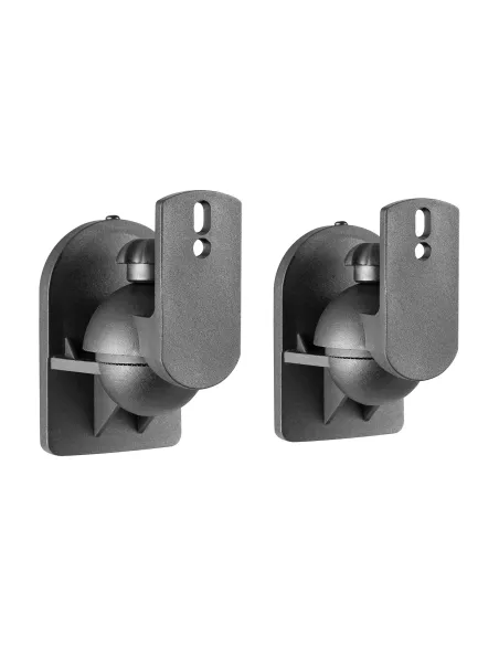 AISENS Soporte Universal De Pared Giratorio E Inclinable Para Altavoces, Negro