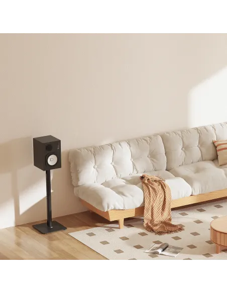 AISENS Soporte Universal De Suelo Para Altavoces, Negro