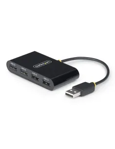 StarTech.com Hub USB 2.0 de 4 Puertos - Ladrón USB Alimentado por el Bus - 480Mbps - Hub Portátil Externo USB - Multiplicador