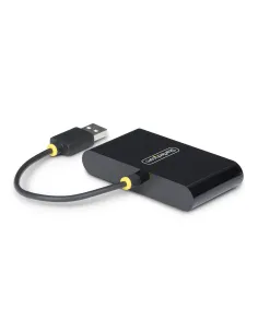 StarTech.com Hub USB 2.0 de 4 Puertos - Ladrón USB Alimentado por el Bus - 480Mbps - Hub Portátil Externo USB - Multiplicador 2