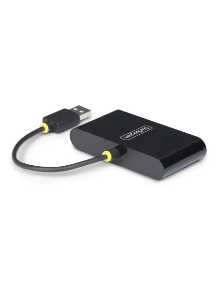 StarTech.com Hub USB 2.0 de 4 Puertos - Ladrón USB Alimentado por el Bus - 480Mbps - Hub Portátil Externo USB - Multiplicador
