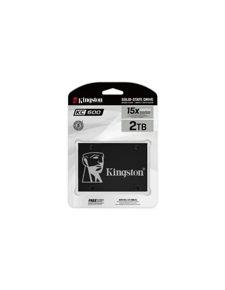 Kingston Technology Disco SSD KC600 SATA3 2,5" de 2048 G