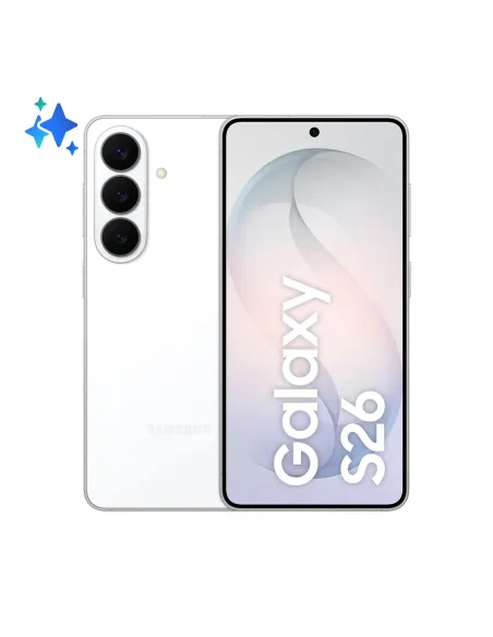 Samsung Galaxy S26 16 cm (6.3") SIM doble Android 16.0 5G USB Tipo C 12 GB 256 GB 4300 mAh Blanco