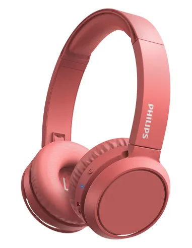 Philips 4000 series TAH4205RD 00 auricular y casco Auriculares Inalámbrico Diadema Llamadas Música USB Tipo C Bluetooth Rojo