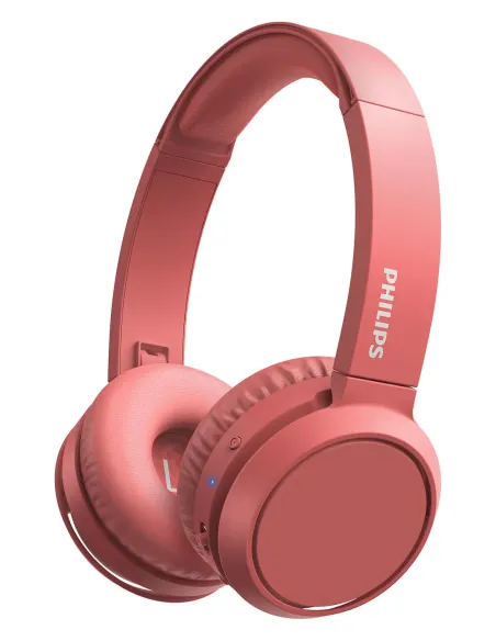 Philips 4000 series TAH4205RD 00 auricular y casco Auriculares Inalámbrico Diadema Llamadas Música USB Tipo C Bluetooth Rojo