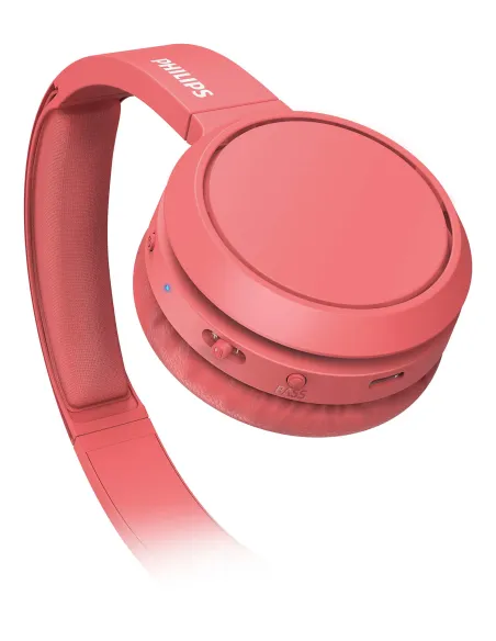 Philips 4000 series TAH4205RD 00 auricular y casco Auriculares Inalámbrico Diadema Llamadas Música USB Tipo C Bluetooth Rojo