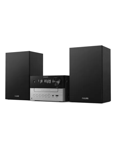 Philips TAM3205M2 sistema de audio para el hogar Microcadena de música para uso doméstico 20 W Negro, Plata