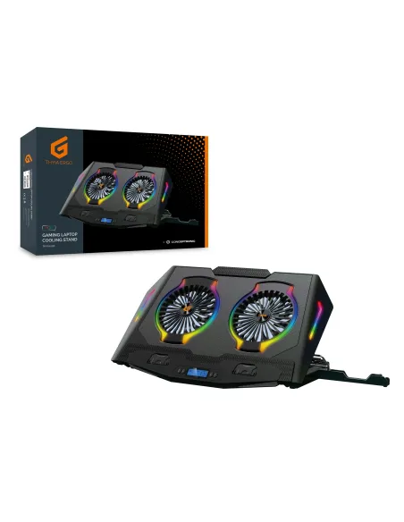 Conceptronic THYIA02B almohadilla fría 43,2 cm (17") Negro