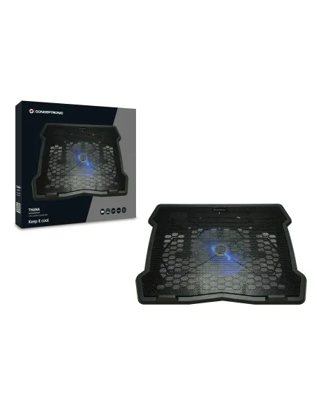 Conceptronic THANA05B almohadilla fría 39,6 cm (15.6") Negro