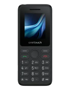 TCL OneTouch 5041 4,57 cm (1.8") 82,8 g Negro Teléfono para personas mayores