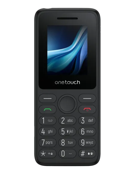 TCL OneTouch 5041 4,57 cm (1.8") 82,8 g Negro Teléfono para personas mayores