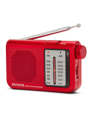 Radio portatil aiwa rs - 55 rojo