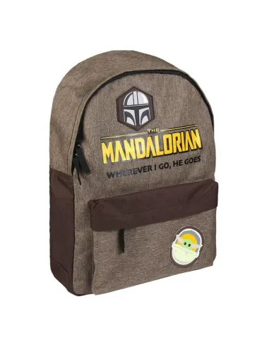 Mochila casual cerdá star wars the mandalorian wherever i go he goes