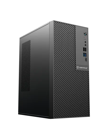 UNYKAch Caja Ordenador NUMEN UK5015 Micro ATX 15 Litros con 5 Puertos USB