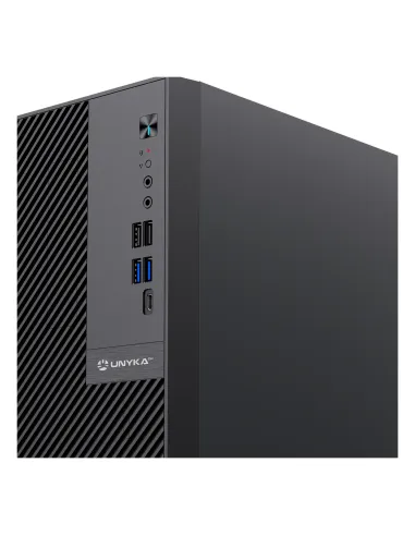 UNYKAch Caja Ordenador NUMEN UK5015 Micro ATX 15 Litros con 5 Puertos USB