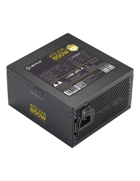 UNYKAch Fuente de Alimentación ATX Atilius 3.1 Black 850W Gold