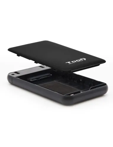 TooQ Caja externa para discos duros 2.5" SATA I II III a USB 3.1 Gen1 con UASP