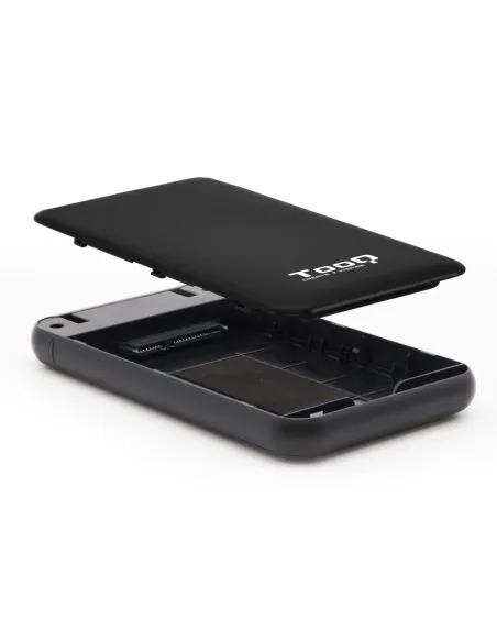 TooQ Caja externa para discos duros 2.5" SATA I II III a USB 3.1 Gen1 con UASP