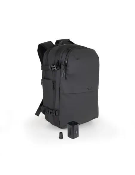 TooQ Mochila de viaje con sistema de compresión al vacío y bomba de aire
