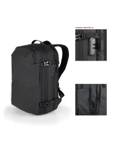TooQ Mochila de viaje con sistema de compresión al vacío y bomba de aire 2