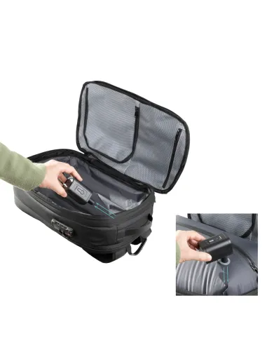 TooQ Mochila de viaje con sistema de compresión al vacío y bomba de aire