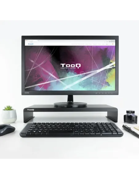 TooQ TQMR0121 soporte para monitor Escritorio Negro