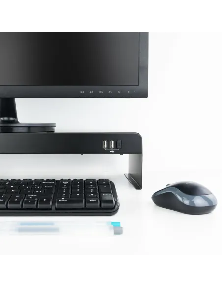 TooQ TQMR0124 soporte para monitor Escritorio Negro
