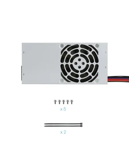 TooQ Ecopower II TFX OEM unidad de fuente de alimentación 500 W 20+4 pin ATX Plata