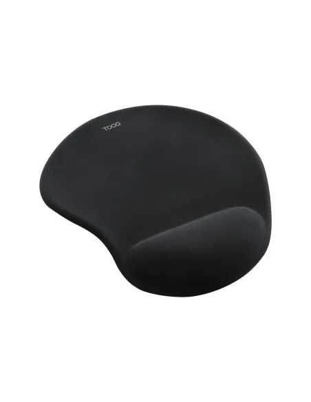 TooQ Alfombrilla para ratón ergonómica con reposamuñecas de gel, Negro