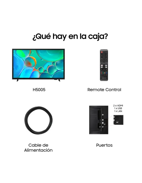 Samsung TV 32" HD H5000 Smart TV (2025)