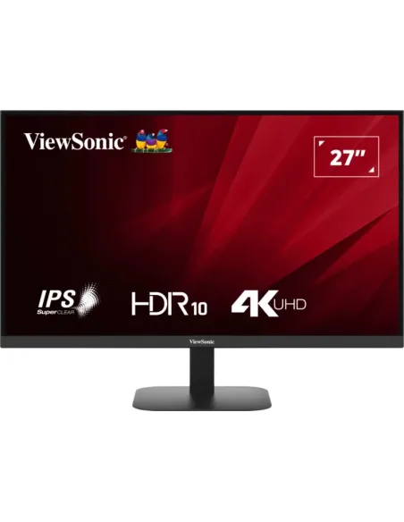 Viewsonic VA VA2708-4K-HD pantalla para PC 68,6 cm (27") 3840 x 2160 Pixeles 4K Ultra HD LED Negro