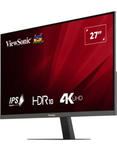 Viewsonic VA VA2708-4K-HD pantalla para PC 68,6 cm (27") 3840 x 2160 Pixeles 4K Ultra HD LED Negro