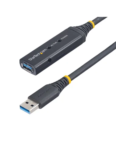 StarTech.com Cable Extensor Alargador USB 3.0 SuperSpeed Activo de 10m - USB A Macho a Hembra - Negro