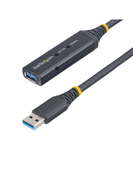 StarTech.com Cable Extensor Alargador USB 3.0 SuperSpeed Activo de 10m - USB A Macho a Hembra - Negro